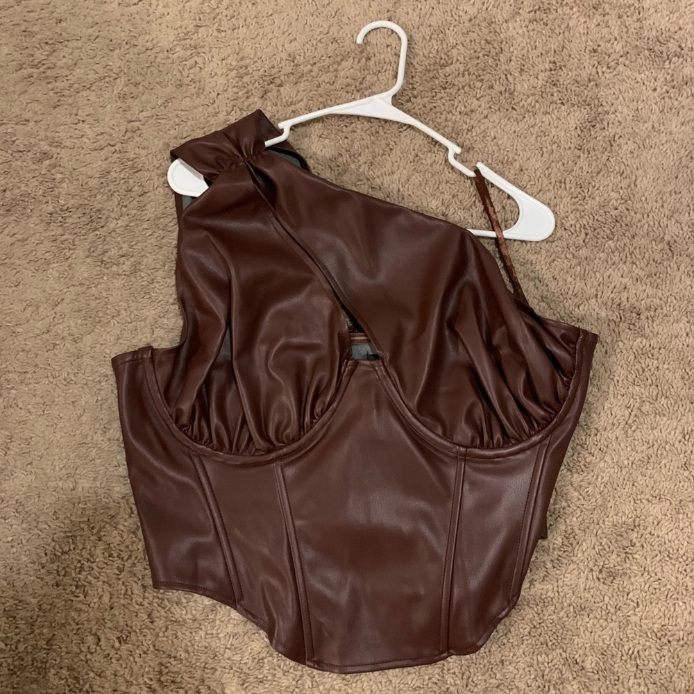 Missguided One Shoulder Corset